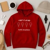 Light It Up Red Autism Acceptance Hoodie thumb 3