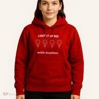 Light It Up Red Autism Acceptance Hoodie thumb 5