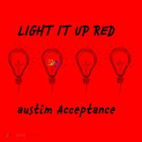 Light It Up Red Autism Acceptance Santa Hat thumb 1