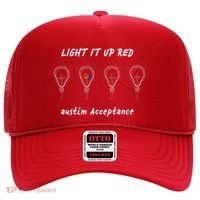 Light It Up Red Autism Acceptance Hat thumb 0