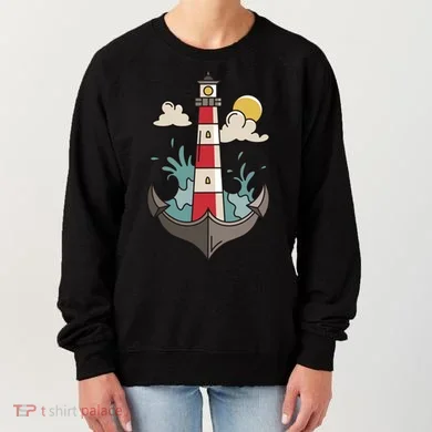 Lighthouse Anchor Ocean Women's Sweatshirt