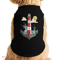 Lighthouse Anchor Ocean Doggie Tank thumb 0