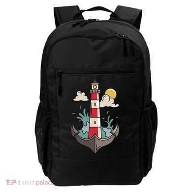 Lighthouse Anchor Ocean Backpack