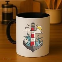 Lighthouse Anchor Ocean Coffee Mug thumb 4