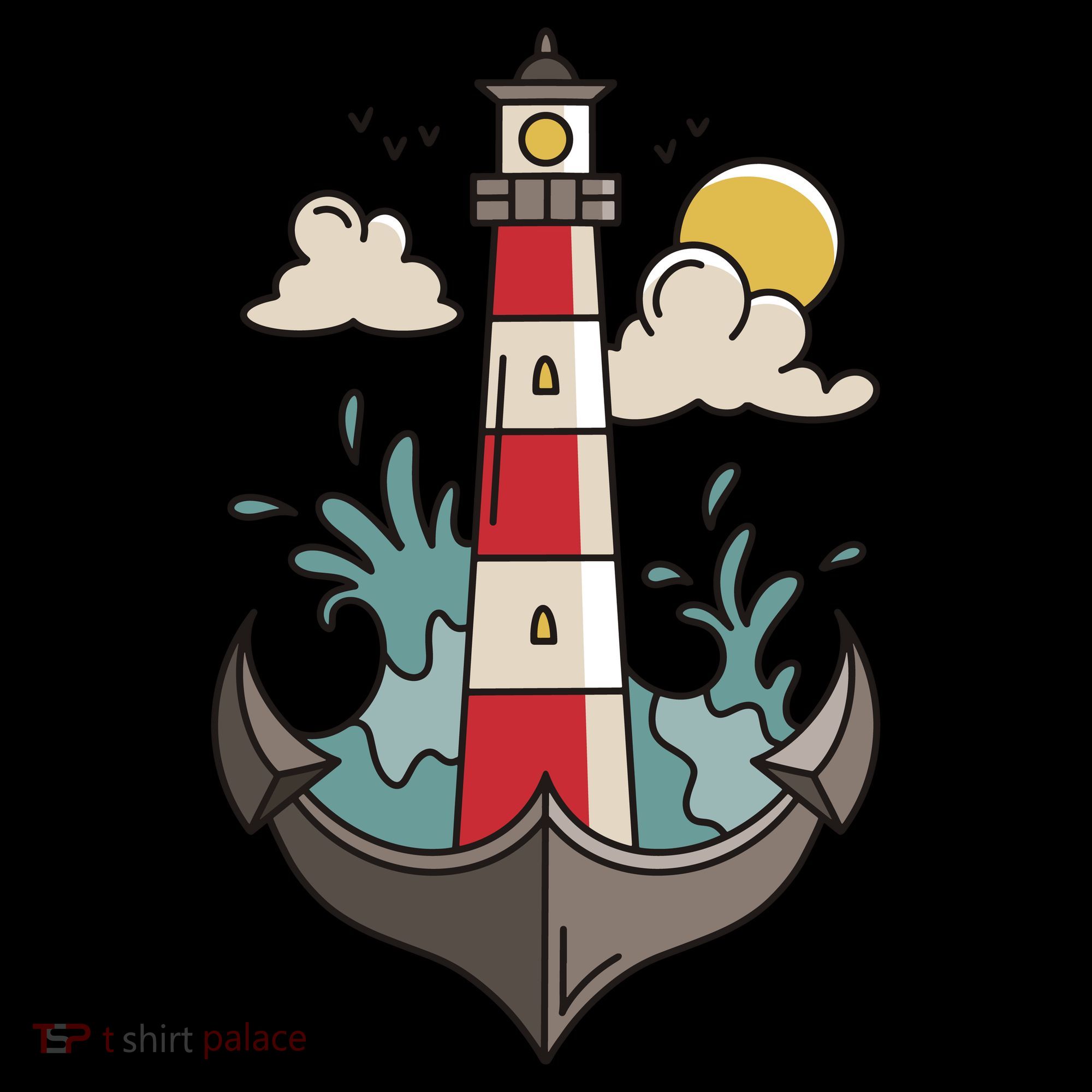 Lighthouse Anchor Ocean Coffee Mug
