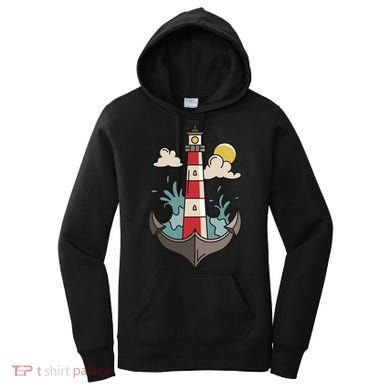 Lighthouse Anchor Ocean Women's Hoodie