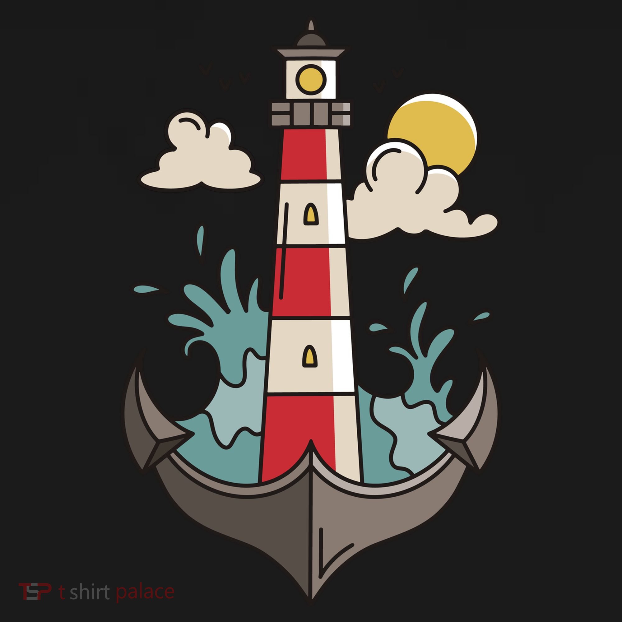 Lighthouse Anchor Ocean Ornament
