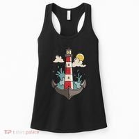 Lighthouse Anchor Ocean Women's Tank Top thumb 0