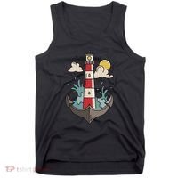 Lighthouse Anchor Ocean Tank Top thumb 0
