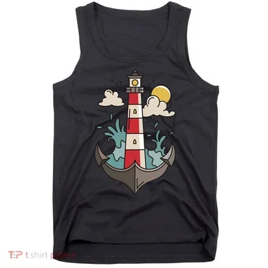 Lighthouse Anchor Ocean Tank Top