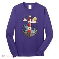 Lighthouse Anchor Ocean Long Sleeve Shirt thumb 0