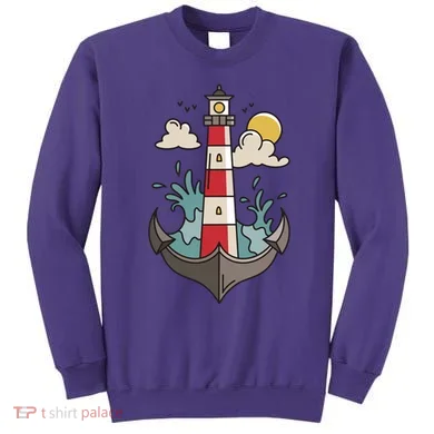 Lighthouse Anchor Ocean Sweatshirt
