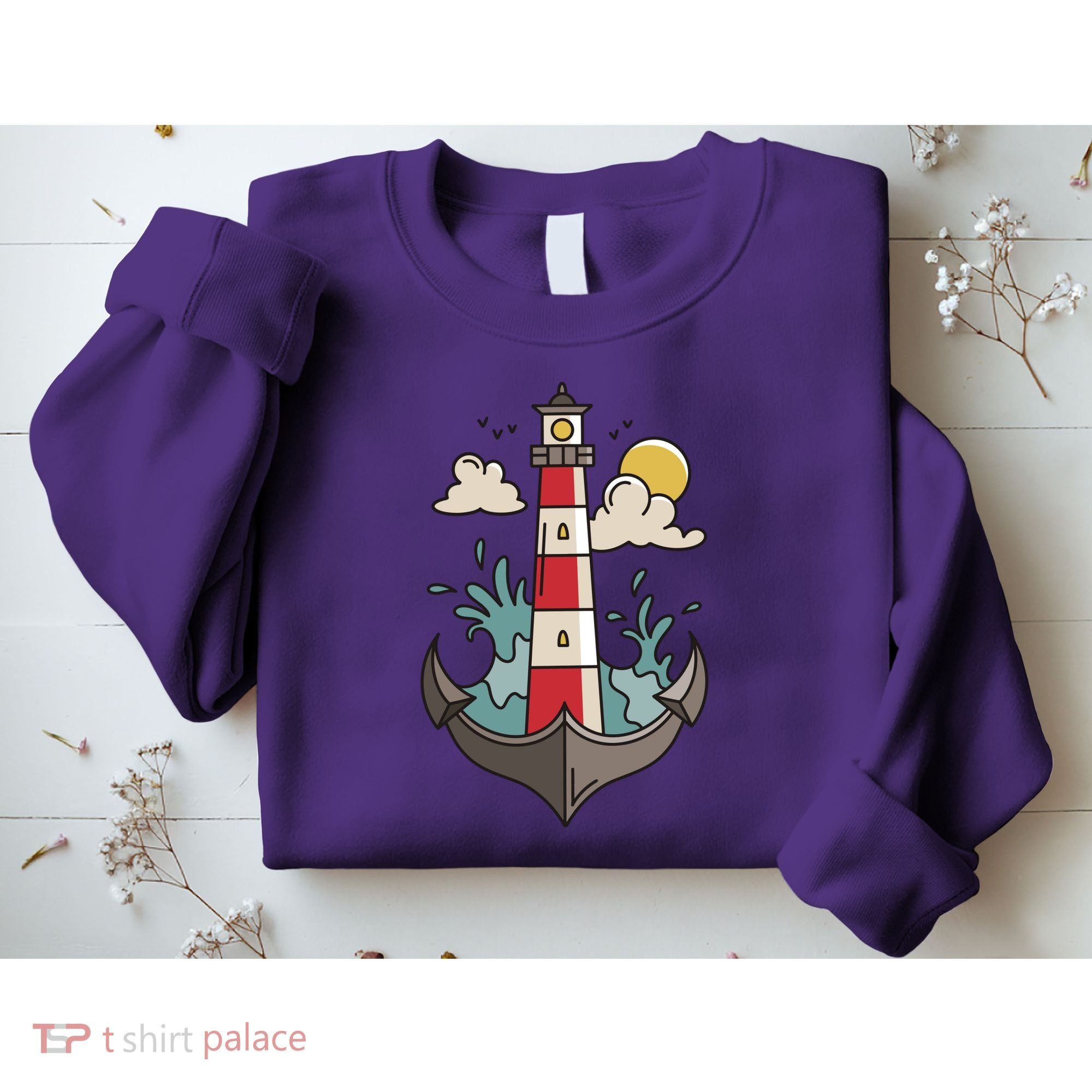Lighthouse Anchor Ocean Sweatshirt