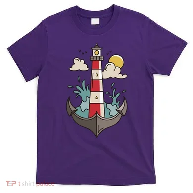 Lighthouse Anchor Ocean T-Shirt
