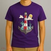 Lighthouse Anchor Ocean T-Shirt thumb 3