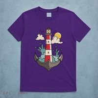 Lighthouse Anchor Ocean T-Shirt thumb 5