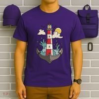 Lighthouse Anchor Ocean T-Shirt thumb 6