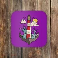 Lighthouse Anchor Ocean Coaster thumb 0