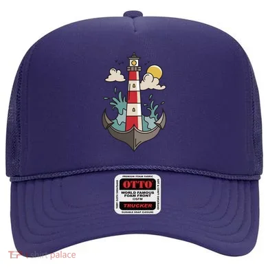 Lighthouse Anchor Ocean Hat