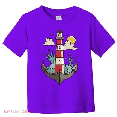 Lighthouse Anchor Ocean Toddler T-Shirt