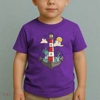 Lighthouse Anchor Ocean Toddler T-Shirt thumb 2