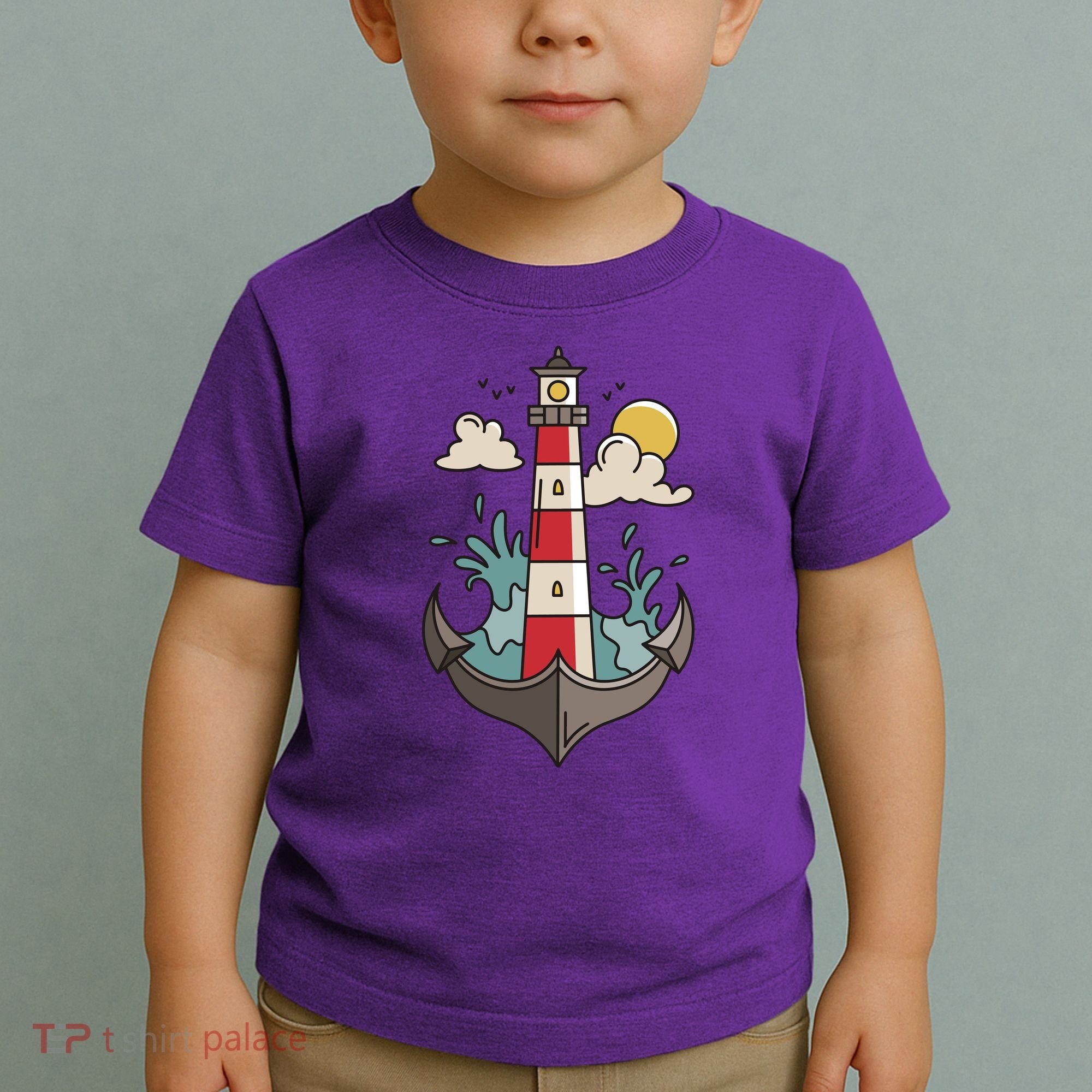 Lighthouse Anchor Ocean Toddler T-Shirt