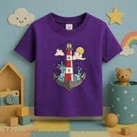 Lighthouse Anchor Ocean Toddler T-Shirt thumb 3