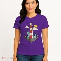 Lighthouse Anchor Ocean Women's T-Shirt thumb 4