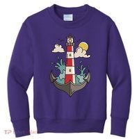 Lighthouse Anchor Ocean Kids Sweatshirt thumb 0