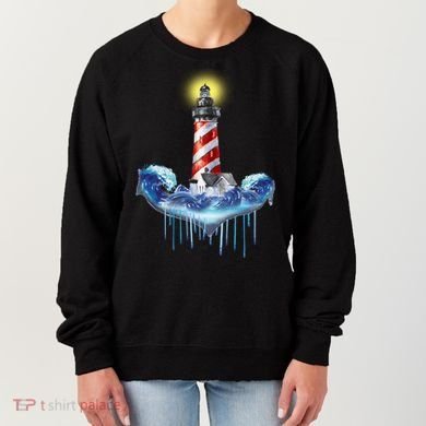 Lighthouse Anchor Water Color Women's Sweatshirt