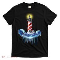 Lighthouse Anchor Water Color T-Shirt thumb 0