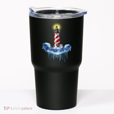 Lighthouse Anchor Water Color Tumbler