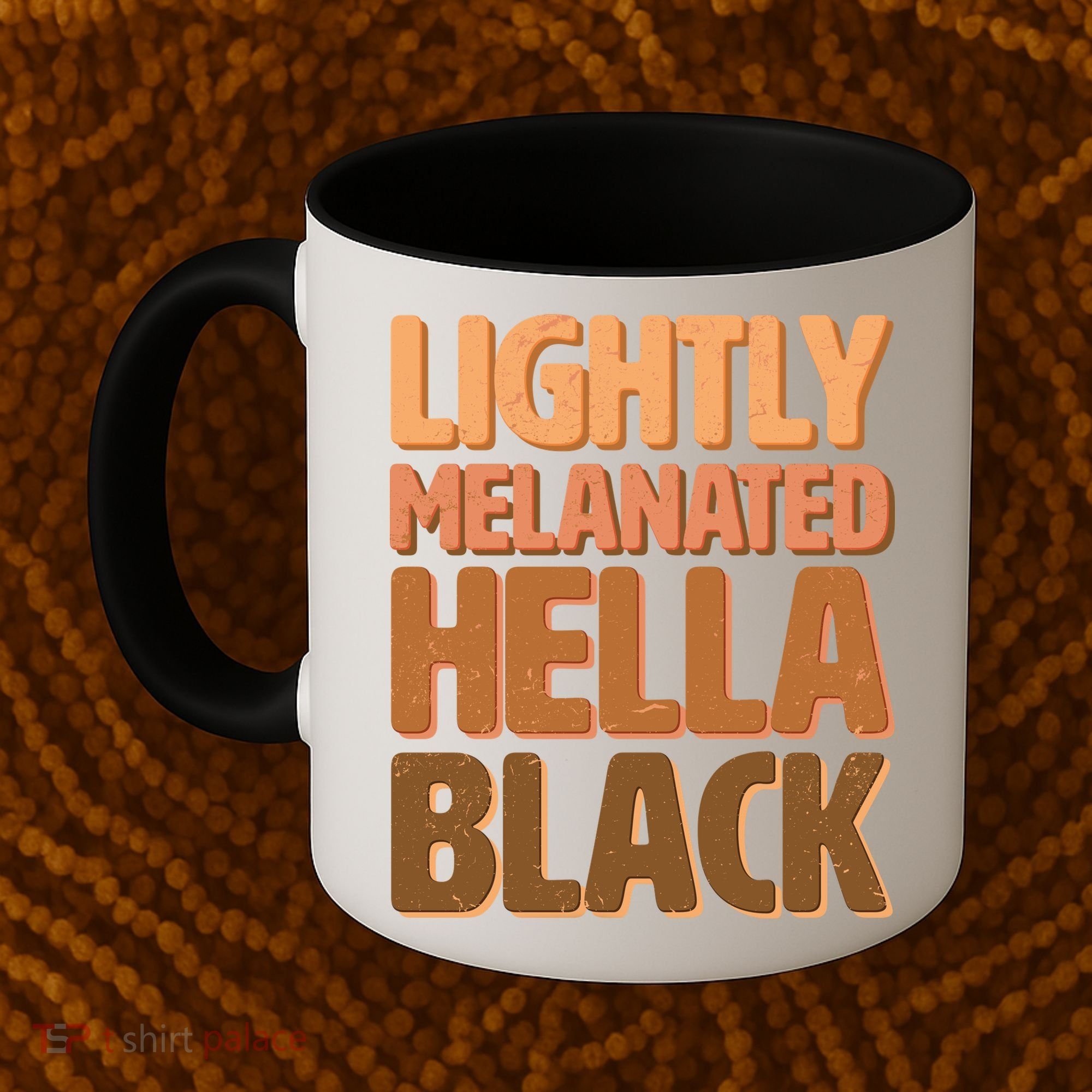 Lightly Melanated Hella Black Coffee Mug
