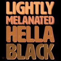 Lightly Melanated Hella Black Pajama Set thumb 2