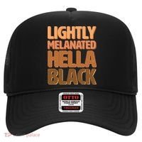 Lightly Melanated Hella Black Hat thumb 0