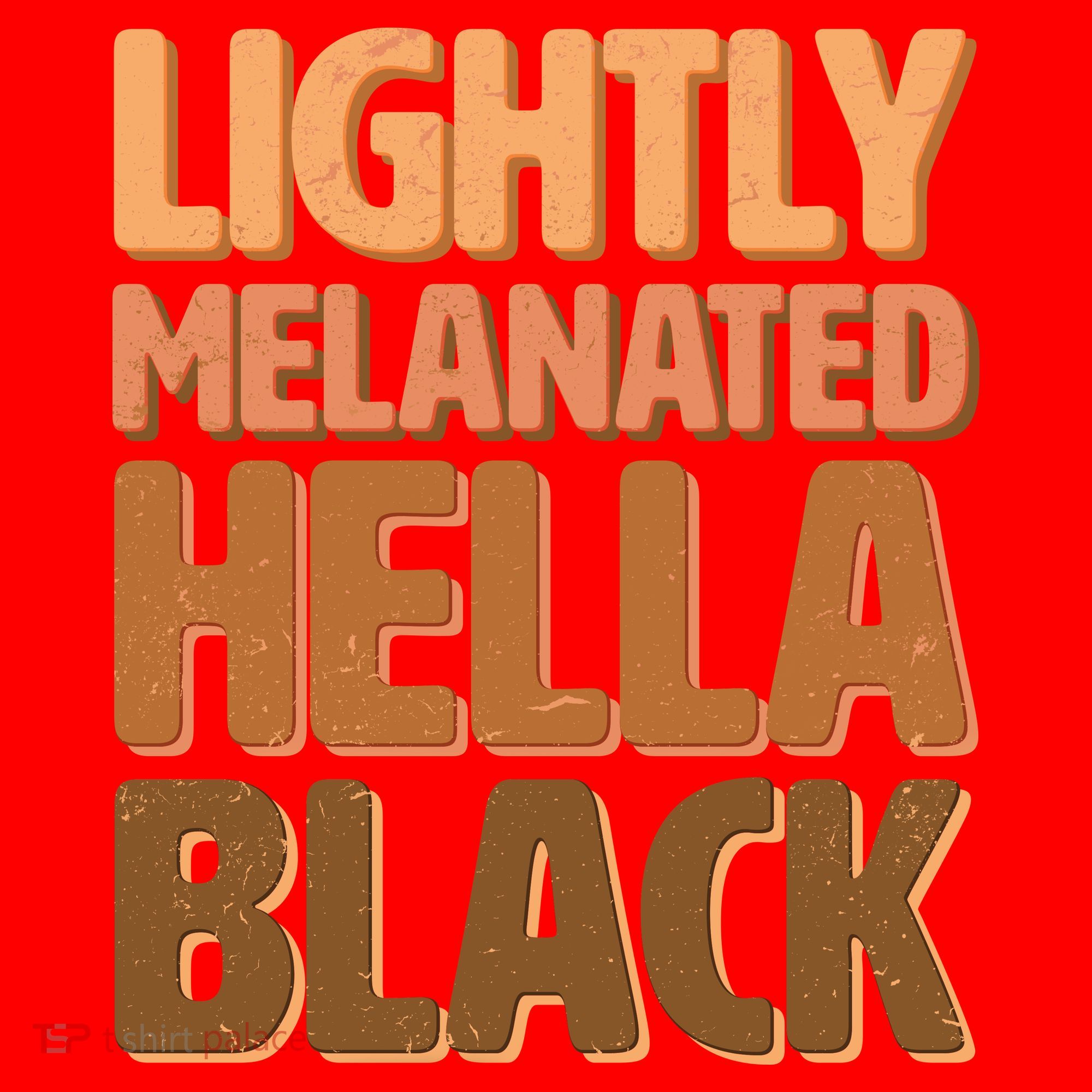Lightly Melanated Hella Black Santa Hat