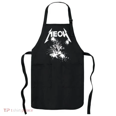Lightning Cat Meow Logo Apron