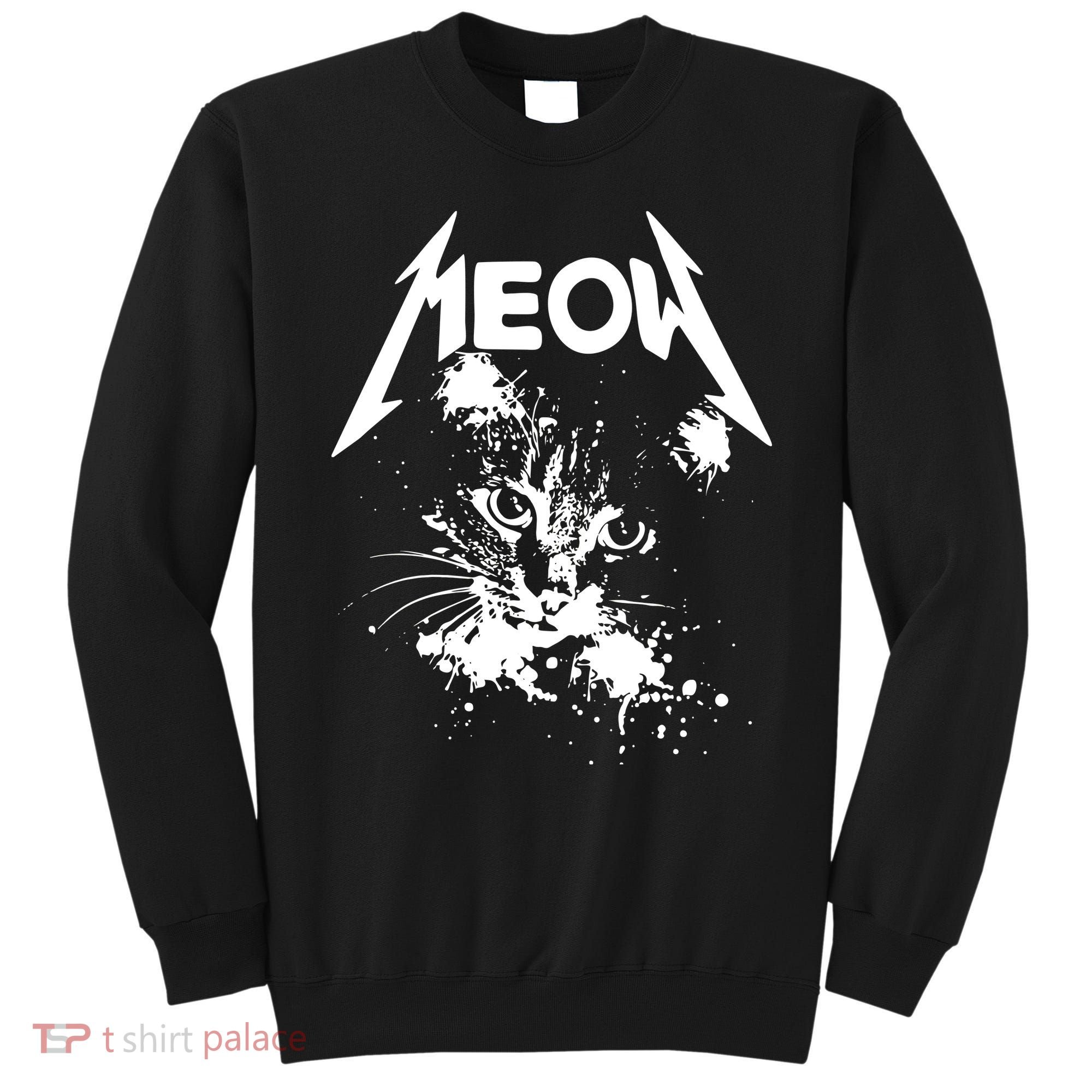 Lightning Cat Meow Logo Sweatshirt