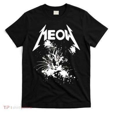 Lightning Cat Meow Logo T-Shirt