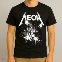 Lightning Cat Meow Logo T-Shirt thumb 3