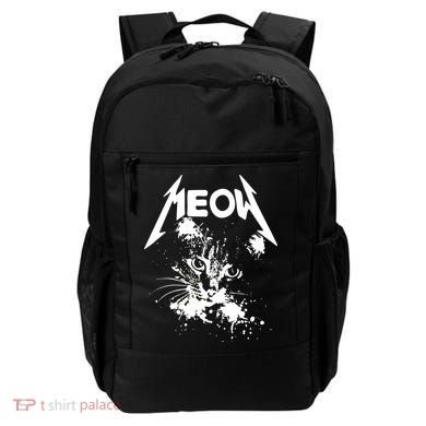 Lightning Cat Meow Logo Backpack