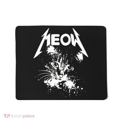 Lightning Cat Meow Logo Mousepad
