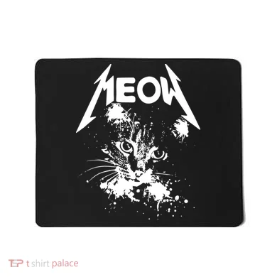 Lightning Cat Meow Logo Mousepad