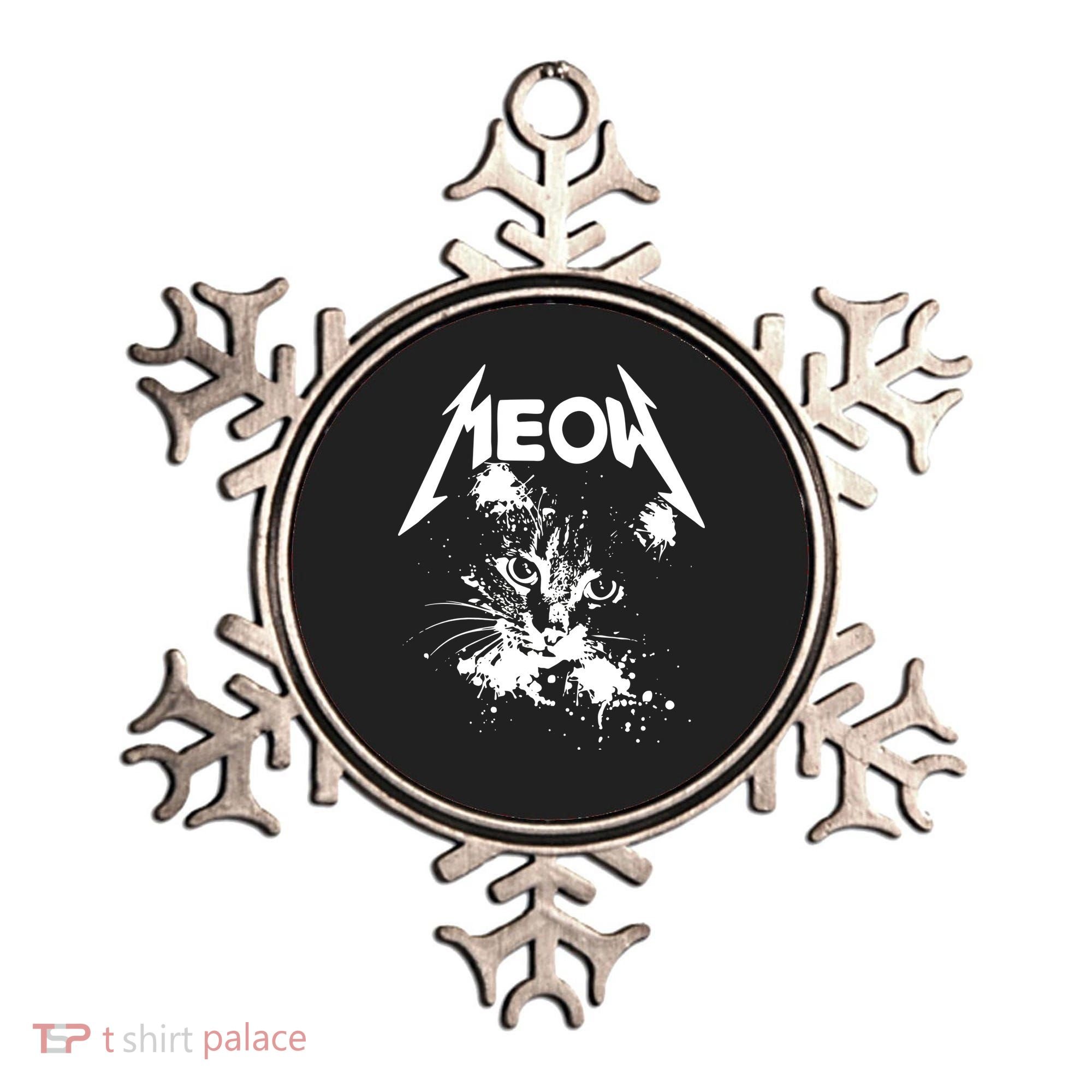 Lightning Cat Meow Logo Ornament
