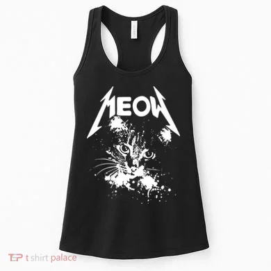 Lightning Cat Meow Logo Women's Tank Top
