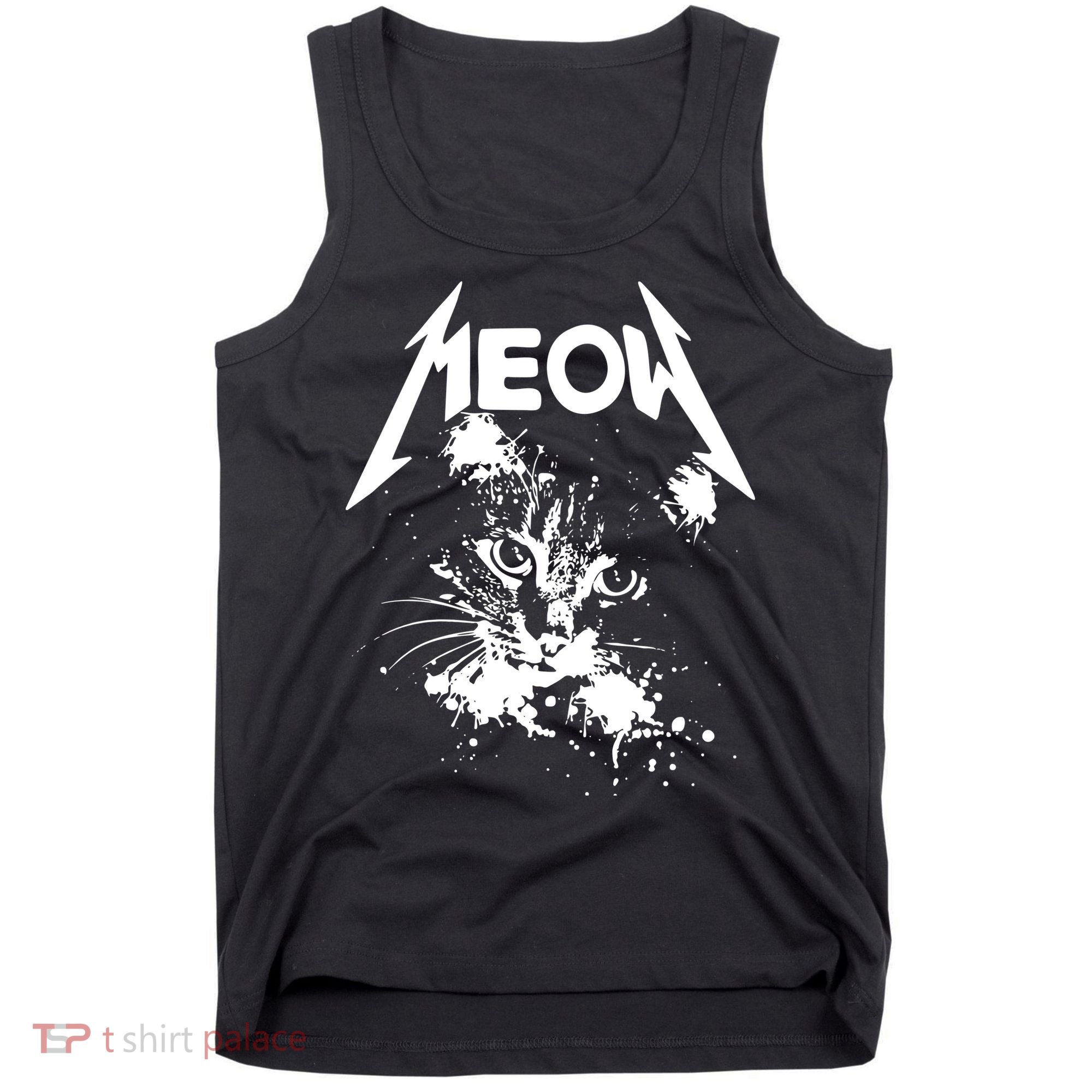 Lightning Cat Meow Logo Tank Top