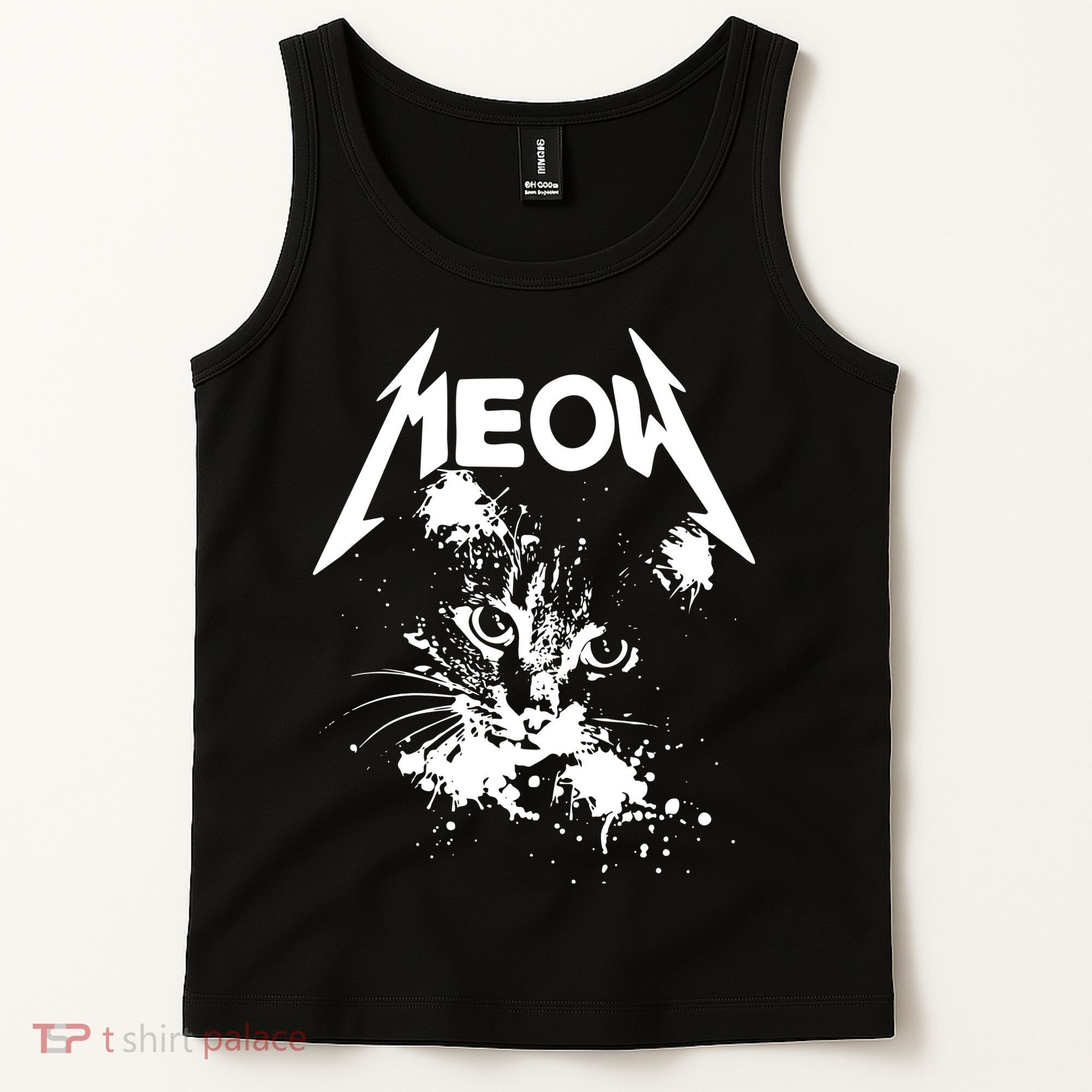 Lightning Cat Meow Logo Tank Top
