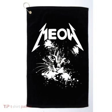 Lightning Cat Meow Logo Golf Towel
