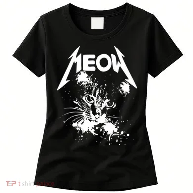 Lightning Cat Meow Logo Women's T-Shirt