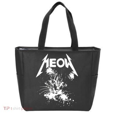 Lightning Cat Meow Logo Tote Bag